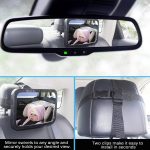 Shynerk Baby Car Mirror, Safety Car Seat Mirror for Rear Facing Infant with Wide Crystal Clear View, Shatterproof, Fully Assembled, Crash Tested and Certified - Image 5